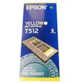 Epson gul Pigmented Ink Cartdrige 500 ml (T512)