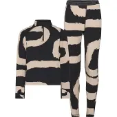 Didriksons Kids' Yotta Printed Set Path L Black