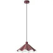 LINDBY Taklampa , Lilliet, dimbara, Röd, Vardagsrum, Metall, Modern