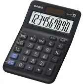 Casio MS-10F Bordsräknare Svart Display (ställen): 10 batteri, solcell (L x B x H) 149 x 101 x 148.5 mm