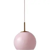 Frandsen Glas pendellampa Ball, dimbar, Violett / rosa / rosè, Vardagsrum / matsal, Glas, Design, Pendellampa