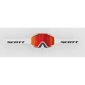 SCOTT Shield Pro Junior White Kids Goggle red chrome s3