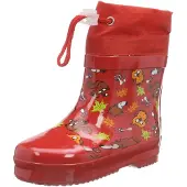Playshoes Gummistövel brun / guldgul / ljusgrön / orange / röd