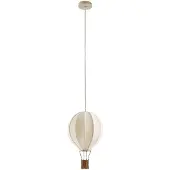 LINDBY Taklampa , Aeris, dimbara, Beige, Barnrum, Tyg / textil