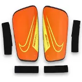 Nike Benskydd Mercurial Hard Shell Max Voltage - Orange/svart/neon, storlek Large/170-180cm