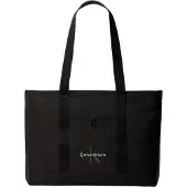 Calvin Klein Shoppingväska 'BOLD' svart / vit
