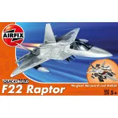 Wittmax QUICK BUILD F22 Raptor, Luftfarkostmodell med fast vinge, Monteringssats, F22 Raptor, Alla, Plast, 24 styck