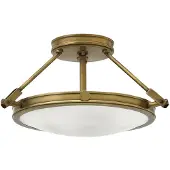 HINKLEY Taklampa Collier, Brun / mässing, Glas, Antik, Taklampa