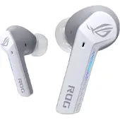 Asus ROG Cetra - True wireless-hörlurar med mikrofon - inuti örat - Bluetooth - aktiv brusradering - ljudisolerande - månskensvit