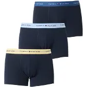 Tommy Hilfiger Underwear Boxershorts 'Essential' kräm / marinblå / marinblå / ljusblå