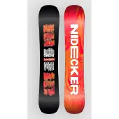 Nidecker Cheat Code 2027 Snowboard black/orange/white, 159W