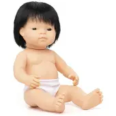 Miniland Asiatisk Babydocka 38 Cm