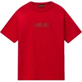 Napapijri New Box Logo T-shirt Med Korta ärmar