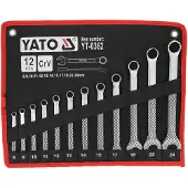 YATO Hylsnyckelsats YT-0362; 8-24 mm; 12 st.