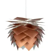 Dyberg Larsen Design pendellampa Illumin Copper Look, dimbar, Koppar, Vardagsrum / matsal, Syntetmaterial, Design, Pendellampa