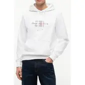 Tommy Hilfiger Flag Graphic Terry Drawstring Hoody