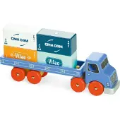 Vilac Containerlastbil - 23,5 cm - Blå - - One Size - Bil