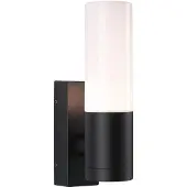 Paulmann Vägglampa utomhus Tralia, dimbar, Svart, Aluminium / grå / zink, Modern, Utomhusvägglampa