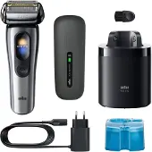 Braun NEVO 17000cc, Folierakapparat, Silver, Stål, Knappar, Batteri, 60 min