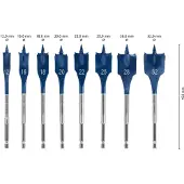 Bosch Expert Self Cut Speed 12/16/18/20/22/25/28/32 Mm Borrset 8 Enheter