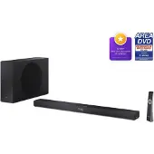 Sharp HT-SBW320 - Soundbar - för tv - 2.1-kanals - trådlös - Bluetooth - mattsvart (grillfärg - mattsvart)