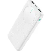 JOYROOM Powerbank Powerbank JR-PBF12 10000mAh 2.4A 2x USB-A 1x USB-C - white