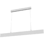 Maytoni Pendellampa Step, Vitt / opal, Vardagsrum / matsal, Metall, Modern