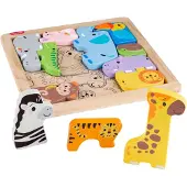 Fisher Price Träpussel Med Djur