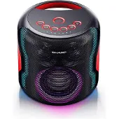Sharp PS-921(BK) - Partyhögtalare - för bärbar användning - 2.1-kanals - trådlös - Bluetooth - 65 watt - svart