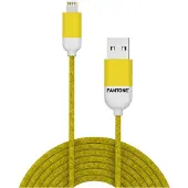 Pantone USB-A till Lightning-kabel 1,5 m gul (PT-LCS001-5)