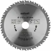 Wolfcraft 6737000 Cirkelklinga För Trä 210 Mm