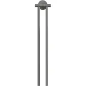 TESA MOON GREY Handdukshållare 2 handduksstångar Lim Metall
