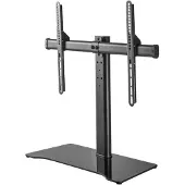 Deltaco ARM-1401 - Ställ - för LCD-TV - stål, härdat glas - svart - skärmstorlek: 32-55