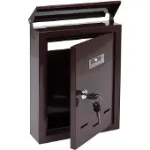 VOREL LETTER BOX 285 x 200 x 60mm BRONZE 78542