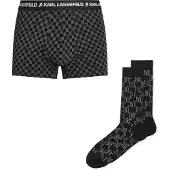 Karl Lagerfeld Boxershorts grå / svart / vit