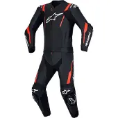 Alpinestars Missile V3 2-delad läderoverall Svart/Röd 58 Herrar sort