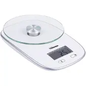 Tristar KW-2445, Elektronisk köksvåg, 5 kg, 1 g, Vit, Glas, Metall, Plast, Glas
