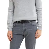 Tom Tailor Bälte svart / silver