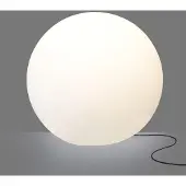 Euluna Kullampa Cumulus XL, Ø 80 cm, vit, plast IP44 E27 XL Nowodvorski Lighting, Vitt / opal, Syntetmaterial