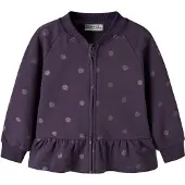 Name it Sweatjacka 'NMFOVIDIA' ljuslila / mörklila