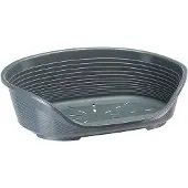 Ferplast Siesta Deluxe 2 korg - 49x36x17,5 cm - Mörkgrå - För hundar och katter