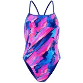 Speedo Printed Turnback Baddräkt