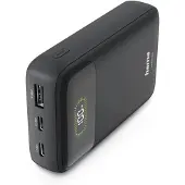 Hama Powerbank 10000 mAh Quick Charge 3.0 LiPo Antracit Statusindikering