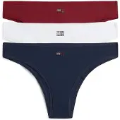 Tommy Hilfiger 3 Pack Rhinestone Flag Brazilian Briefs Gift Box
