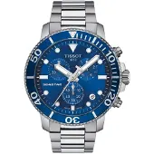 Tissot Riley Multifunktionell Klocka med Kristaller ES3202 Damklocka silver