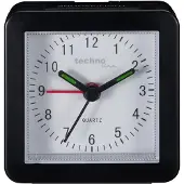 Technoline Modell SC, Quartz-väckarklocka, Torg, Svart, Analog, 69 mm, 69 mm