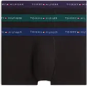 Tommy Hilfiger 3 Pack Signature Logo Contrast Waistband Trunks
