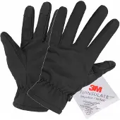 Mil-Tec Softshell-handskar med Thinsulate Svart