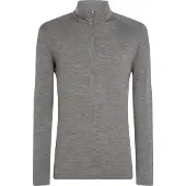 Icebreaker - Underställ - M Merino 260 Oasis LS Half Zip Gritstone Heather för UnisexUll - Storlek M - Grå