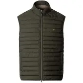 Hackett London för män. HM4000197 Ultraväst mörkgrön (3XL), Casual, Polyester